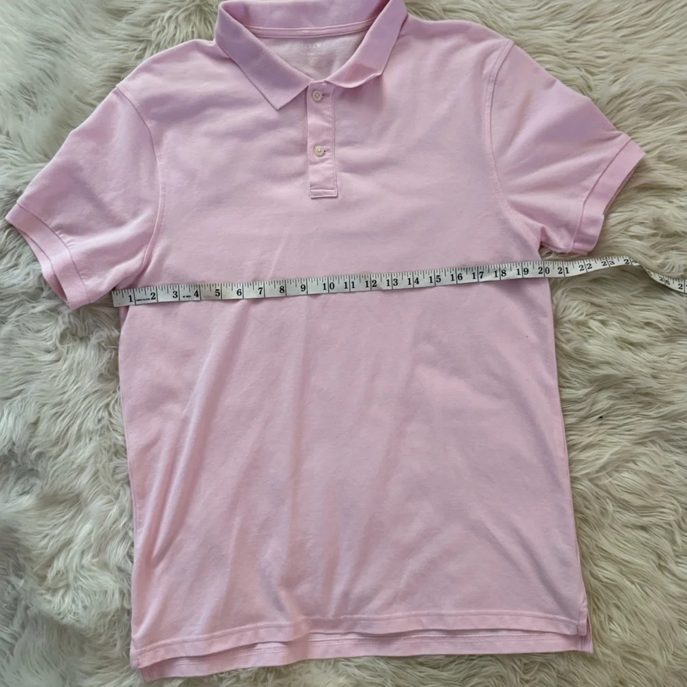 J. CREW Flex piqué polo shirt men’s size Large Pink